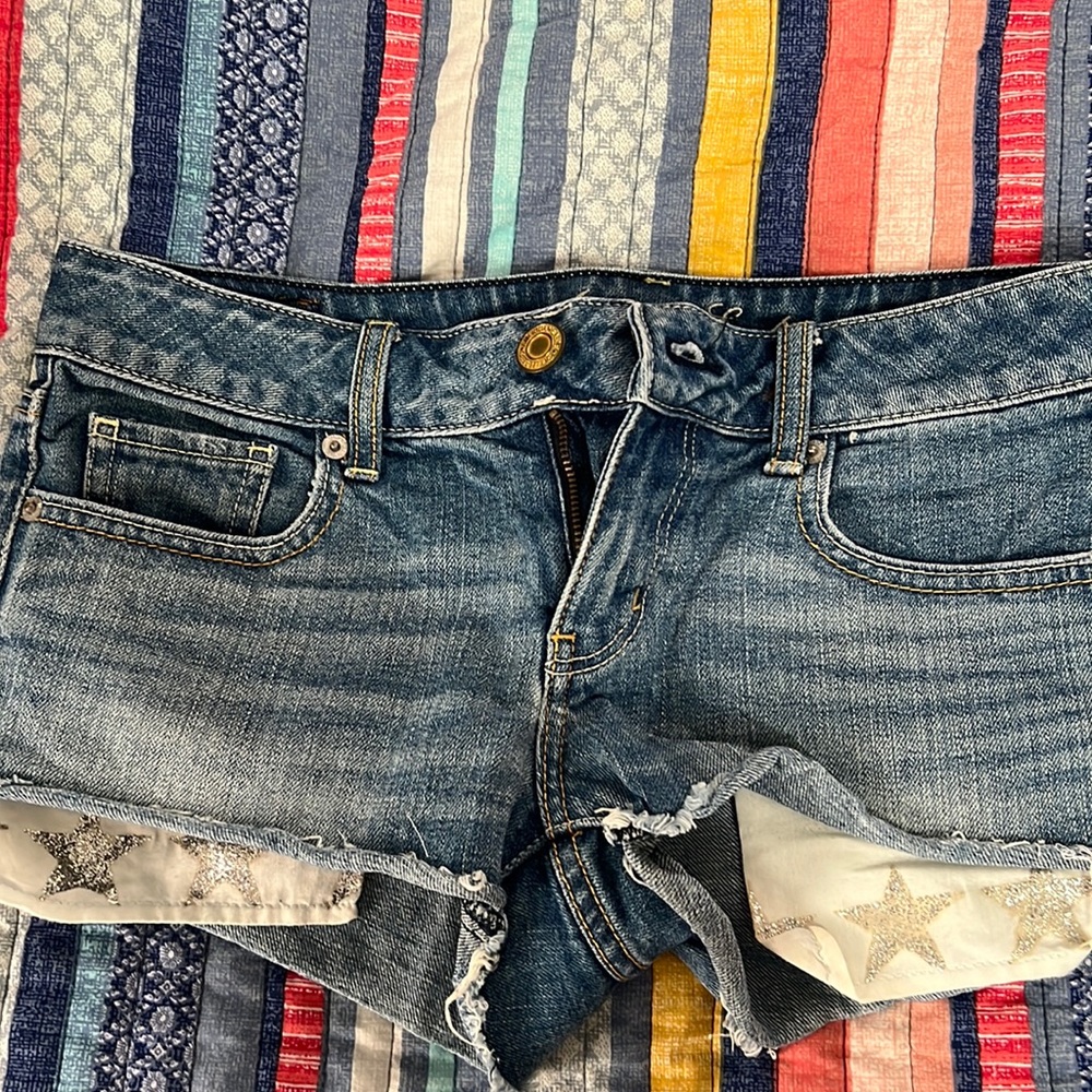 American eagle denim shorts.
